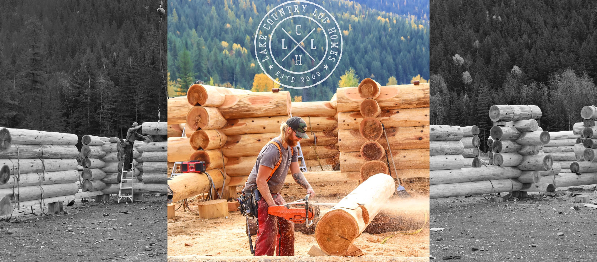 Western Red Cedar Log Home Destined for Arizona