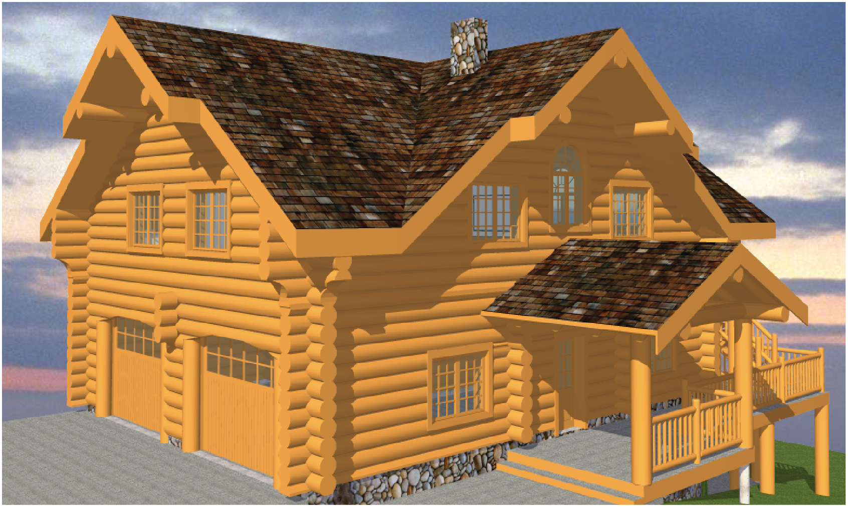 Glacier Lake Country Log Homes