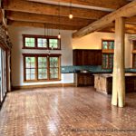 Hybrid Handcrafted Douglas Fir Post and Beam Log Home