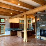 Hybrid Handcrafted Douglas Fir Post and Beam Log Home