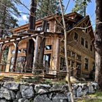 Hybrid Post and Beam Log Home