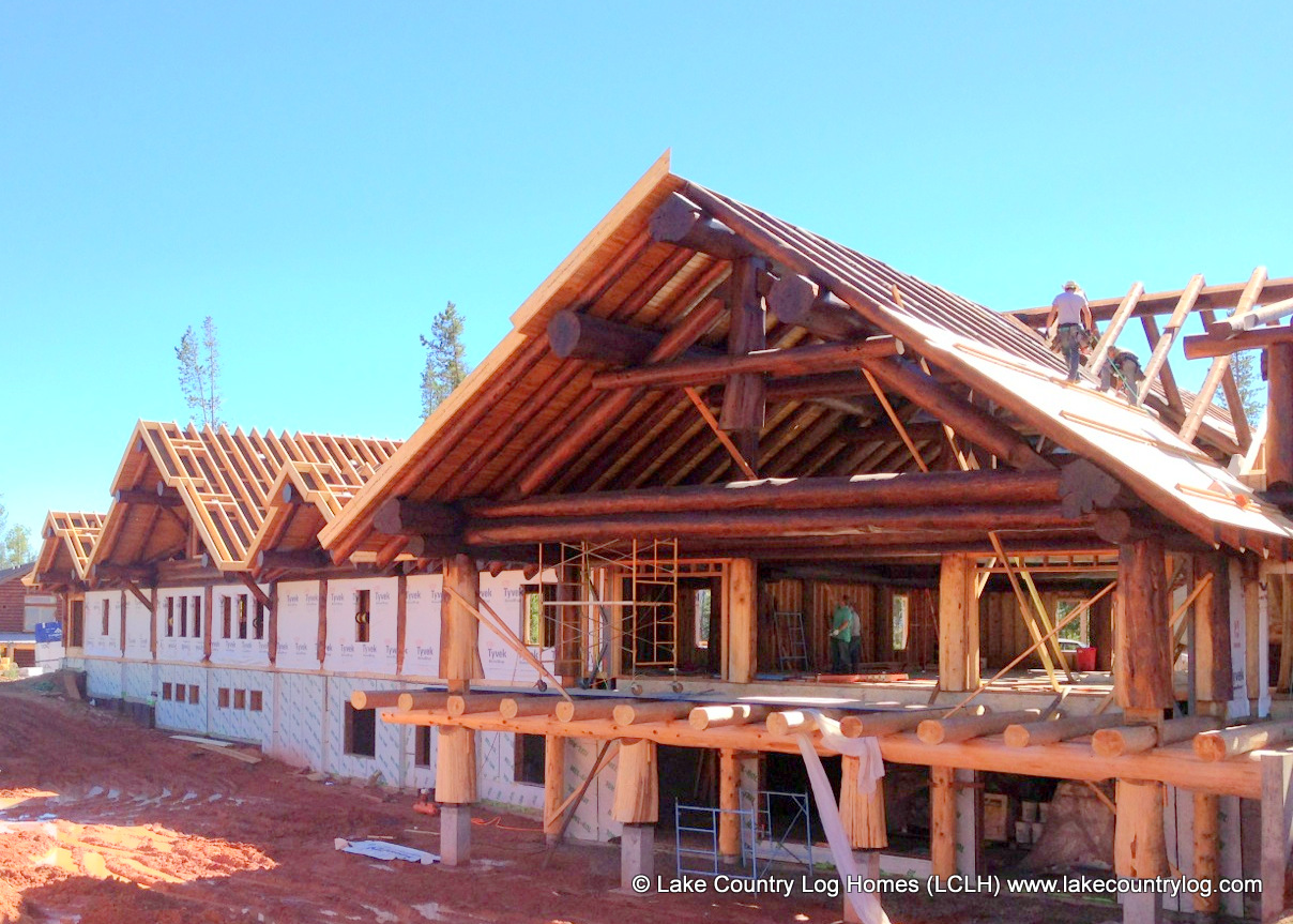 Our hand crafted Western Red Cedar log kits come prepared for conventional framing.