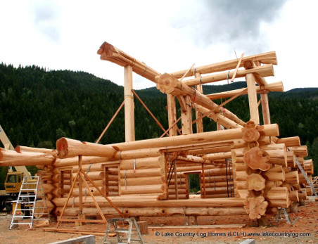 lake country log homes builds in colorado, usa