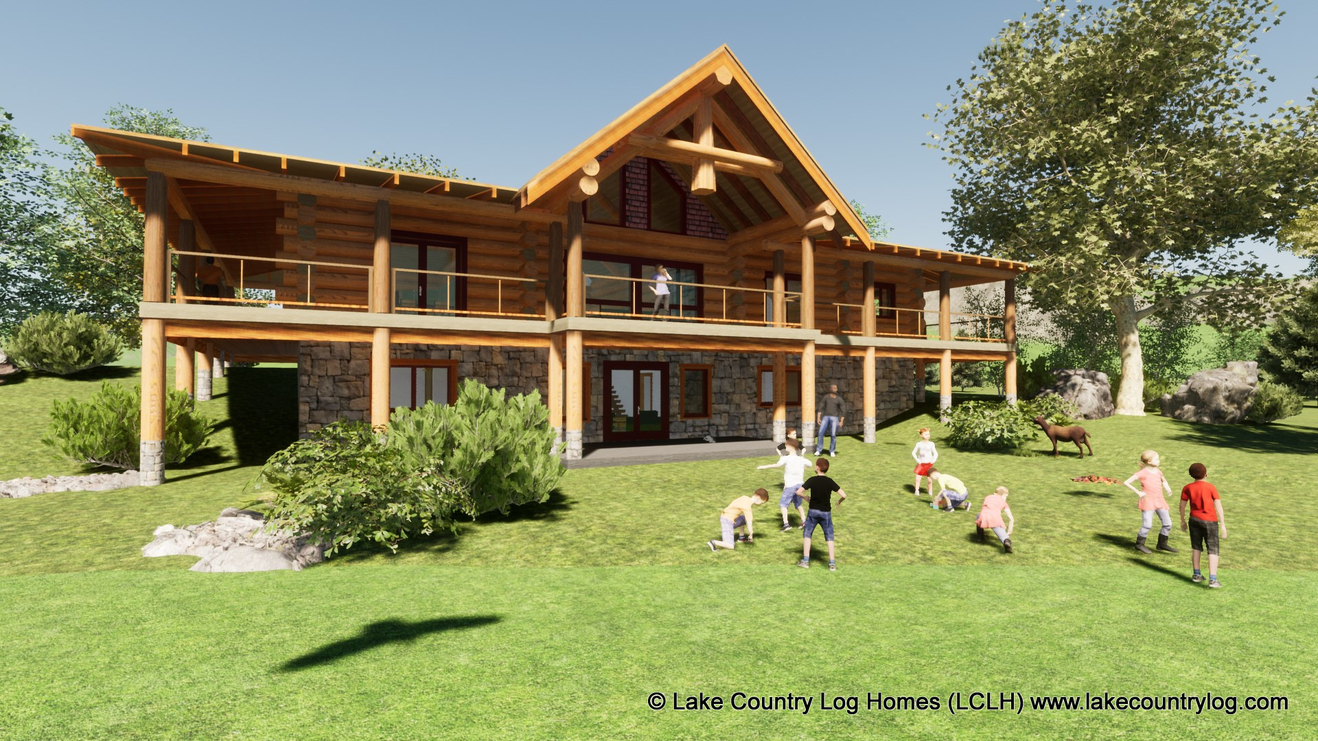 Meadow View Log Cabin Home Lake Country Log Homes vrogue.co