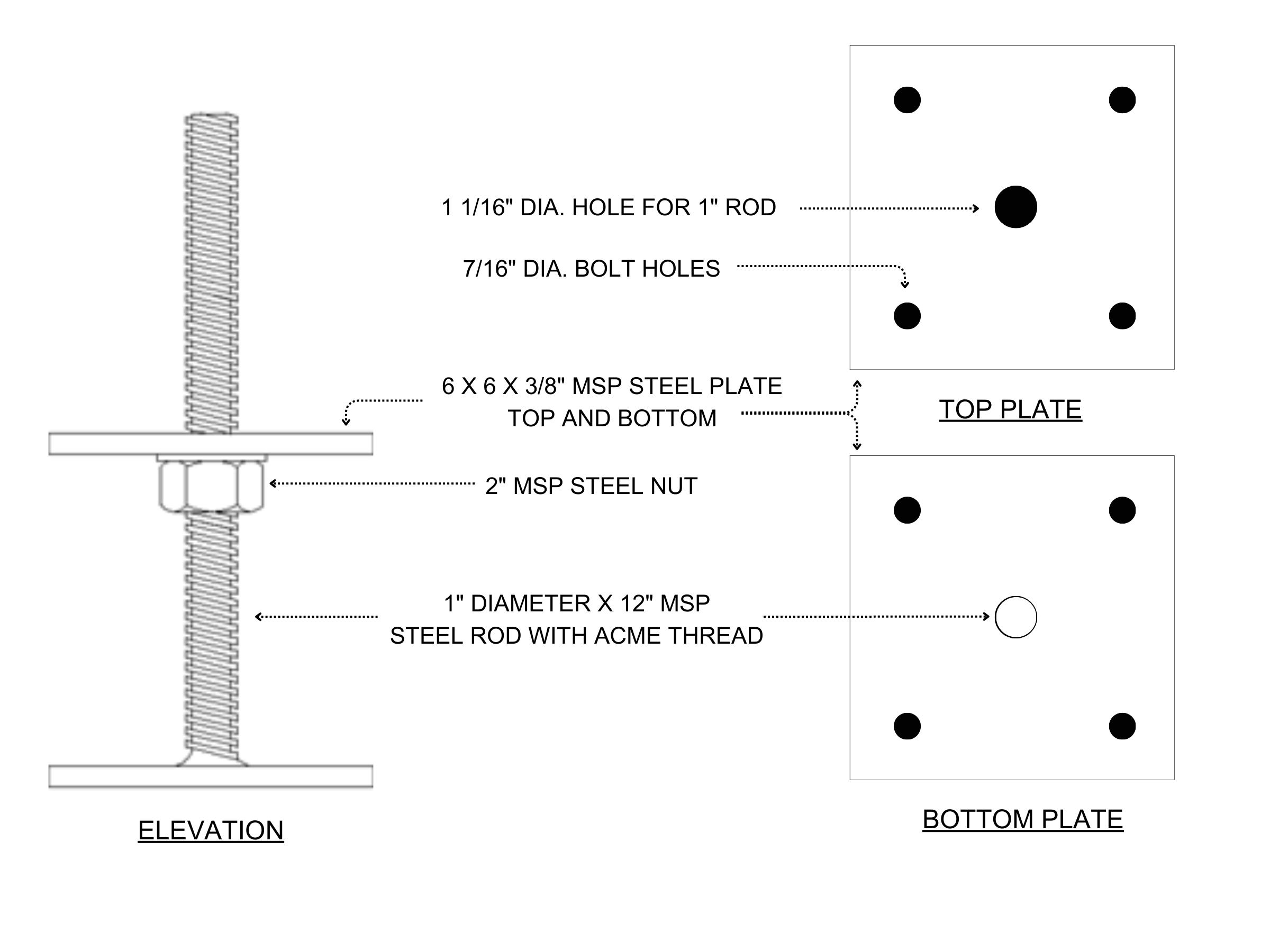 Parts of a Screw-Jack