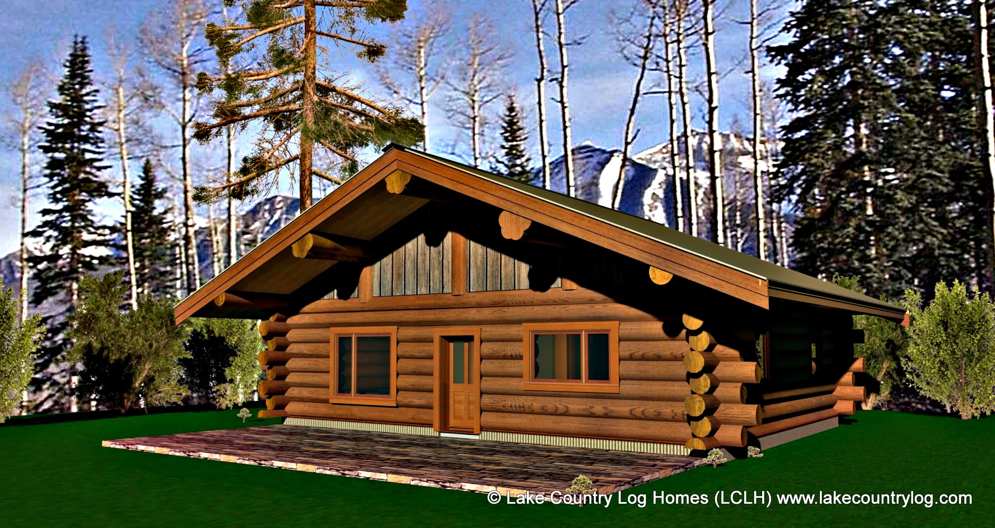 The Yukon by Lake Country Log Homes